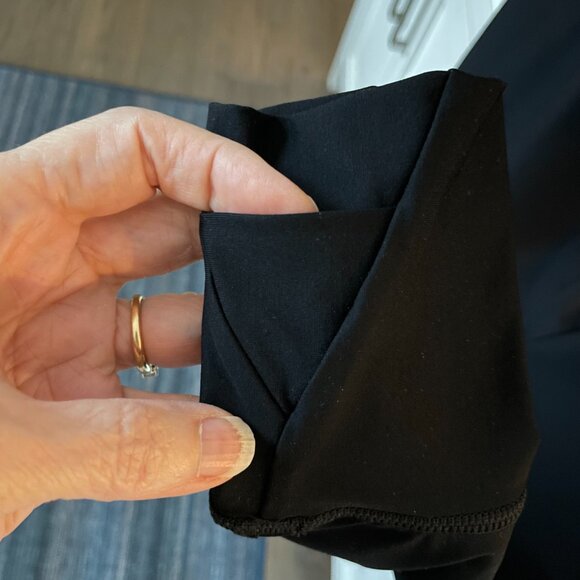 Eddie Bauer LS Shoreline Rashguard 1/4 Zip UPF 50 Sun Protection Top Black Sz S - Picture 6 of 14